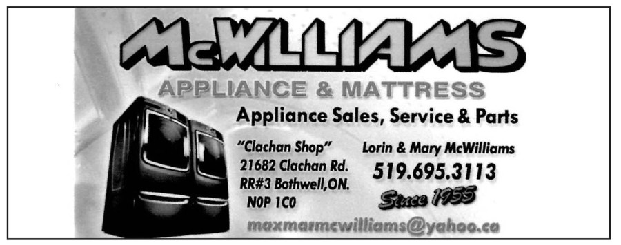 McWilliams Appliance and Mattress 